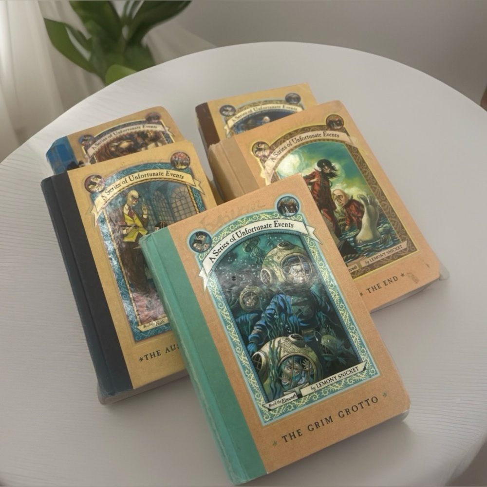 Series of Unfortunate Events Lemony Snicket 5 Vols 5, 9, 10, 11, 13